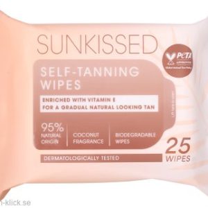 Sunkissed Self-Tanning Wipes - 25 Pieces