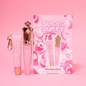Sunkissed Sugar Sweet Marshmallow Gift Set 16ml Lip Conditioner + 8ml Lip Gloss