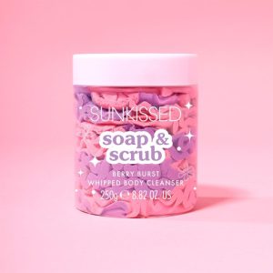 Sunkissed Soap & Scrub Berry Burst Whipped Body Cleanser 250g